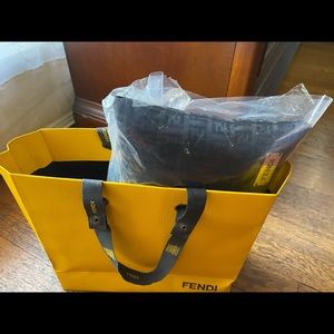 Fendi Casa Black Throw Pillow